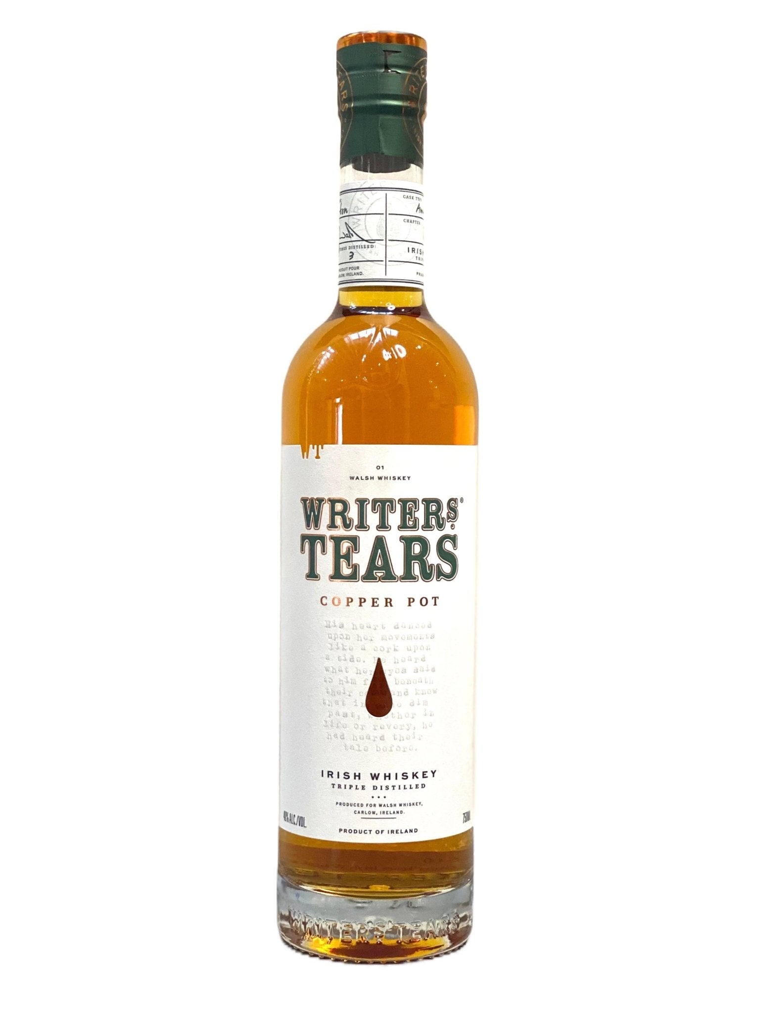 Writers Tears Irish Whiskey - Bespoke Bar L.A.